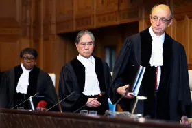 Mezinárodní soudní dvůr řeší izraelskou blokádu zboží pro Gazu Mezinárodní soudní dvůr řeší izraelskou blokádu zboží pro Gazu